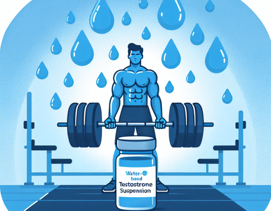 Performance enhancement with water-based testosterone suspension