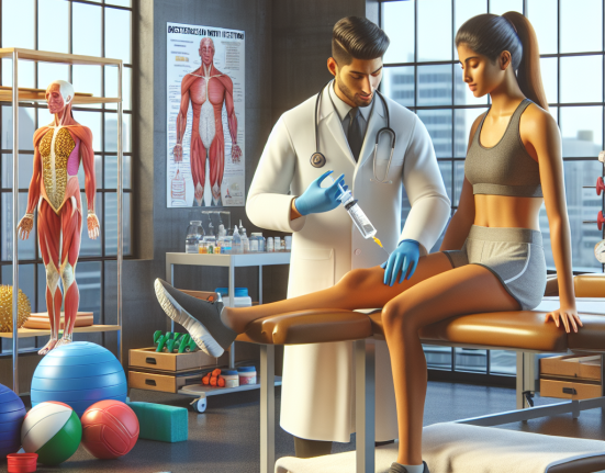 Bactericidal water injections as a complement to sports therapies