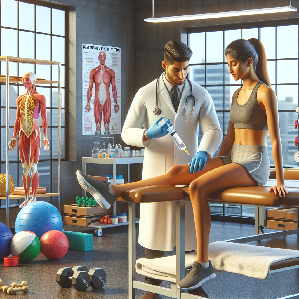 Bactericidal water injections as a complement to sports therapies