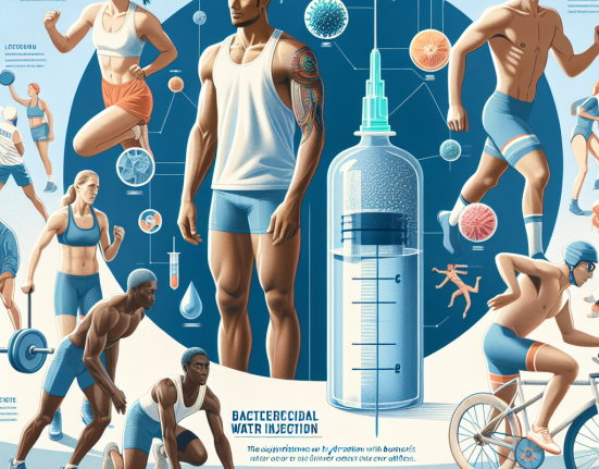 The importance of hydration with bactericidal water injections for athletes
