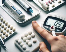 Blood glucose monitoring with oxandrolone