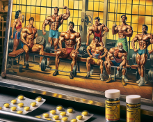 Golden era of bodybuilding and oxymetholone compresse