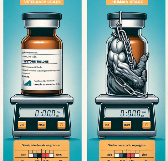 Veterinary vs human grade trestolone