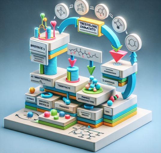 Bridge cycle using trestolone enantato